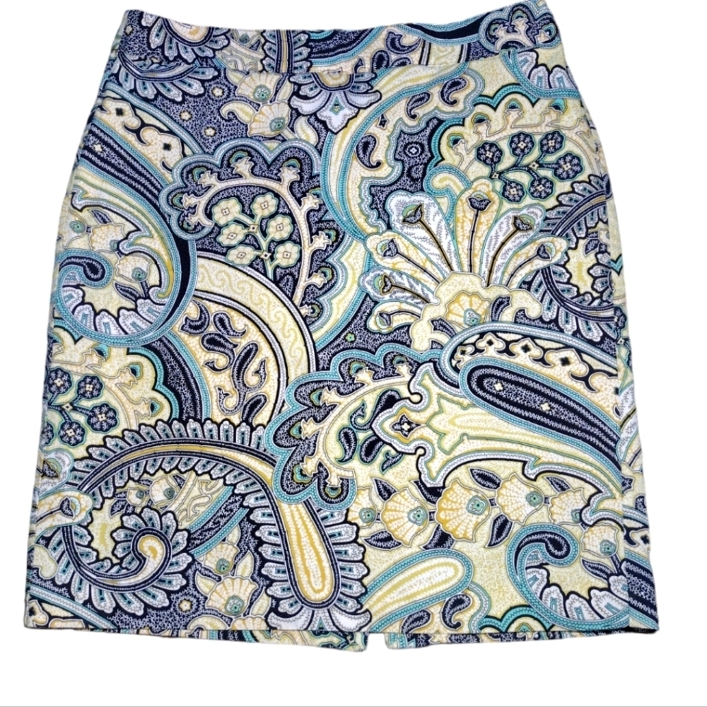 Van Heusen Paisley Cotton Skirt